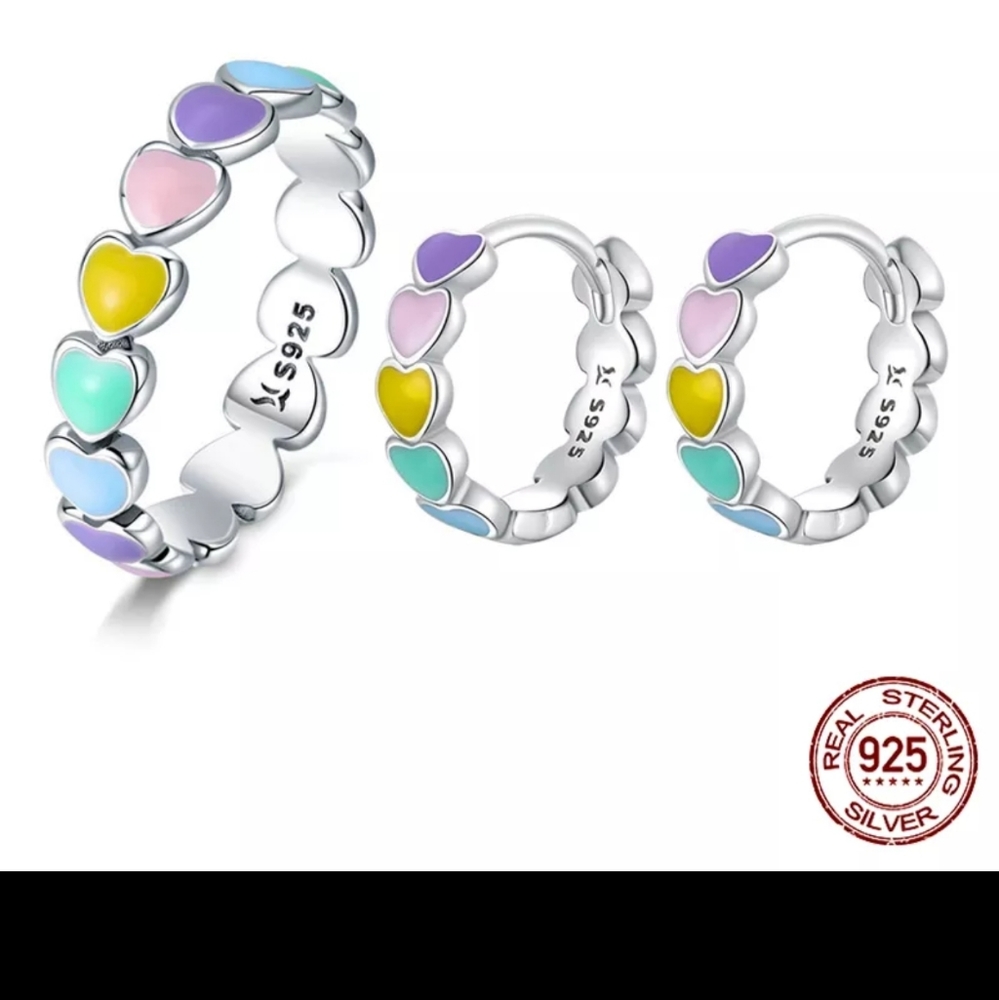SOOLD.   RING AND RING.  REAL SILVER 925 ANTI-ALLERGIC.